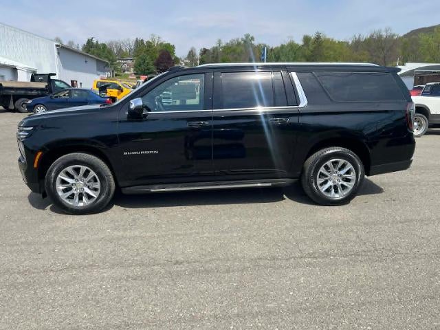 2026 Chevrolet Suburban Premier in Black — front three-quarter view