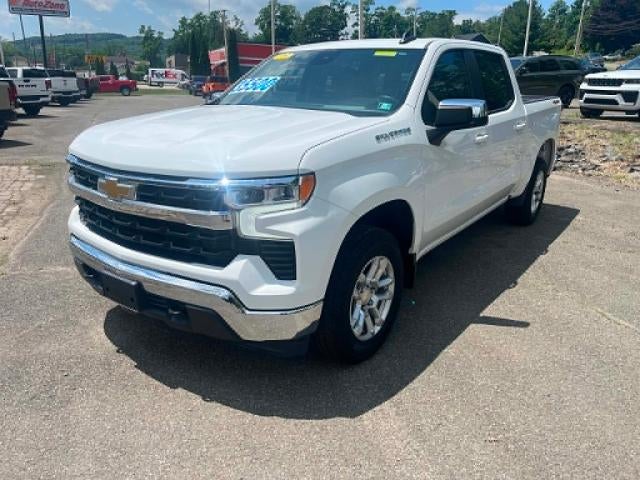 2023 Chevrolet Silverado 1500 LT (2FL) in Summit White — front three-quarter view